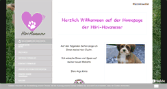 Desktop Screenshot of hoeri-havaneser.de